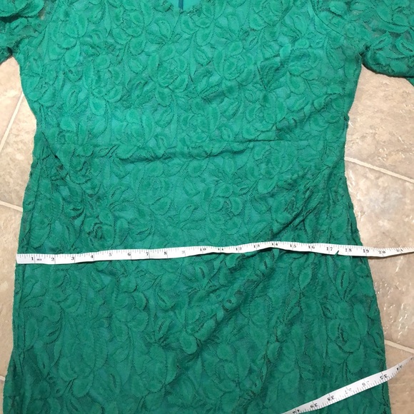 Beautiful green lace overlay Planet brand dress - Picture 8 of 8